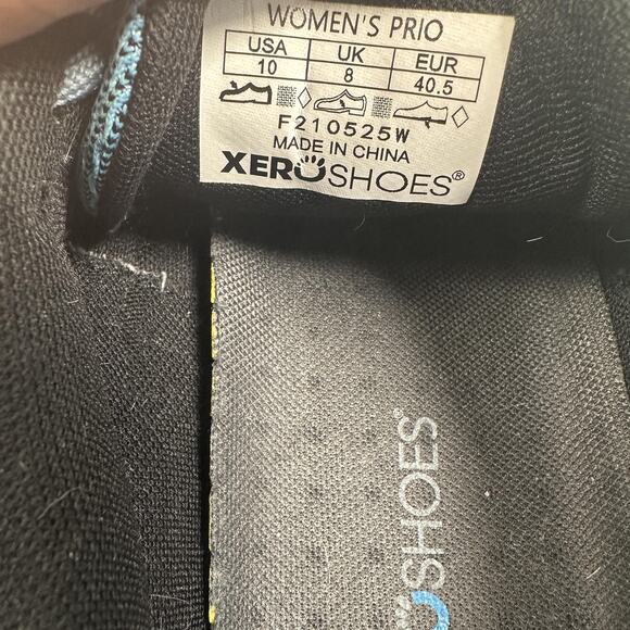 Xero Shoes Prio Shoes Womens Size 10 Blue Gray Barefoot Minimalist Running - Picture 9 of 11